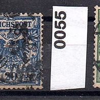 Dr048 Deutsches Reich Mi. Nr. 48 Reichsadler + 55 Germania o <