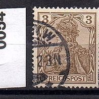 Dr049 Deutsches Reich Mi. Nr. 54 Germania o <