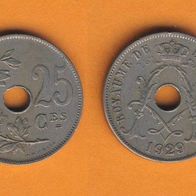 Belgien 25 Centimes 1929 Belgique