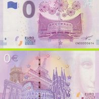 0 Euro Schein 70th Anniversary CN00 2019-24 selten niedrige Nr 641