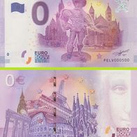 0 Euro Schein Maastricht PELV 2017-1 selten Nr 2986