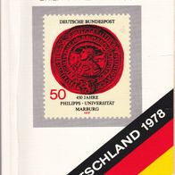 Borek Briefmarken- Katalog Deutschland 1978