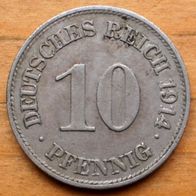 10 Pfennig 1914 E