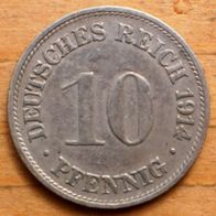 10 Pfennig 1914 G