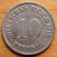 10 Pfennig 1915 D