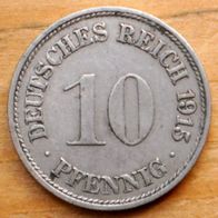 10 Pfennig 1915 F