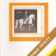 Borek Briefmarken- Katalog Österreich 1976/77