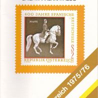 Borek Briefmarken- Katalog Österreich 1975/76