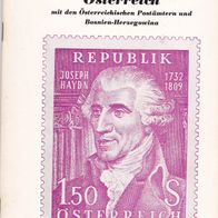 Borek Briefmarken- Katalog Österreich 1963