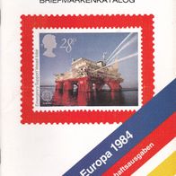 Borek Briefmarken- Katalog Europa Gemeinschaftsausgaben 1984