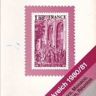 Borek Briefmarken- Katalog Frankreich 1980/81