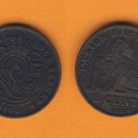 Belgien 2 Centimes 1905 Belges