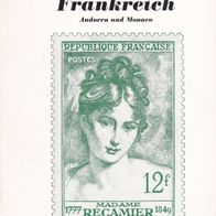 Borek Briefmarken- Katalog Frankreich 1965