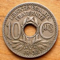10 Centimes 1932 Frankreich