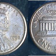 USA 1 Cent 1992 (2461)