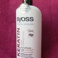 SYOSS Spülung Hair Perfection 02 mit Duo Keratin Komplex 500 ml trockenes Haar