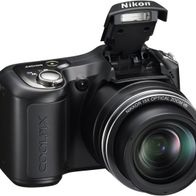 Nikon Coolpix L100 HD Digitalkamera, 10 Megapixel, 15-fach optischer Zoom, 3" Display