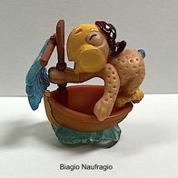 Ü-Ei-Figur "Biagio Naufragio" - Serie "Los Pappagalos" 2000, Italien + BPZ