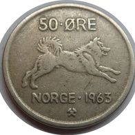 Norwegen 50 Öre, 1963 ## S7