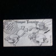 Ü - Ei Beipackzettel Tümpel Tummler 1990 - 641 987 Frosch klein