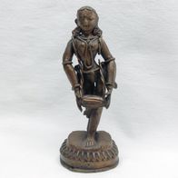 Bronze Statuette Figur orientalisch-asiatisch 16cm