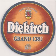 Diekirch - alter Bierdeckel "Grand Cru" aus Luxembourg