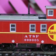 Märklin H0 4777 Santa Fé rot Caboose Güterzug Begleitwagen OVP