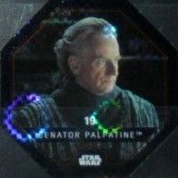 Star Wars - Karte 19 " Senator Palpatine " Glitzer