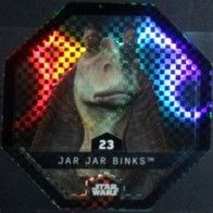 Star Wars - Karte 23 " Jar Jar Binks " Glitzer