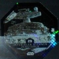 Star Wars - Karte 29 " Imperialer Sternenzerstörer " Glitzer