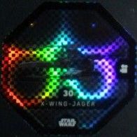 Star Wars - Karte 30 " X - Wing Jäger " Glitzer