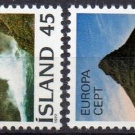 Island postfrisch Michel 522 523