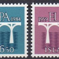 Island postfrisch Michel 614-15