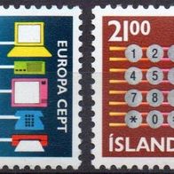 Island postfrisch Michel 682-83