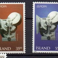 Island postfrisch Michel 826-27