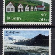 Island postfrisch Michel 824-25 - Norden