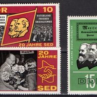 DDR postfrisch Michel Nr. 1173-77