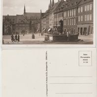 Eger Cheb Fotokarte 1939 Adolf Hitler Platz Brunnen u. Verkehrsamt 1 nicht beschrieb