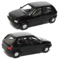 Renault Clio I ´90 - ´98, schwarz, 3D-Druck-Kleinserie, Ep5, panzer-shop Spur N 1:160