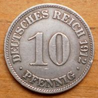 10 Pfennig 1912 G