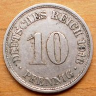 10 Pfennig 1913 F