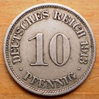 10 Pfennig 1913 J