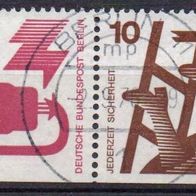 Berlin gestempelt Zusammendruck W52