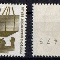 Berlin postfrisch Rollenmarke mit Nummer Michel 410A