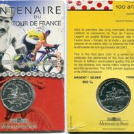 Frankreich 1/4 Euro 2003 Tour de France Radrennfahrer und Sprinter