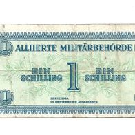 1 Schilling Banknote der Alliierten Militärbehörde für Österreich, 1944