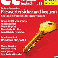 ct 18/2014: Passwörter sicher und bequem, Viren in der USB-Stick-Firmware, ...