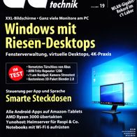 ct 19/2019: Smarte Steckdosen, Windows mit Riesendesktops, Yunohost für Raspi...