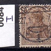 Dr068 Deutsches Reich Mi. Nr.84-I Germania o <