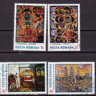Rumänien MiNr. 4155-58 Gemälde Ioan Tuculescu kpl. gest. M€ 1,10 #G110b
